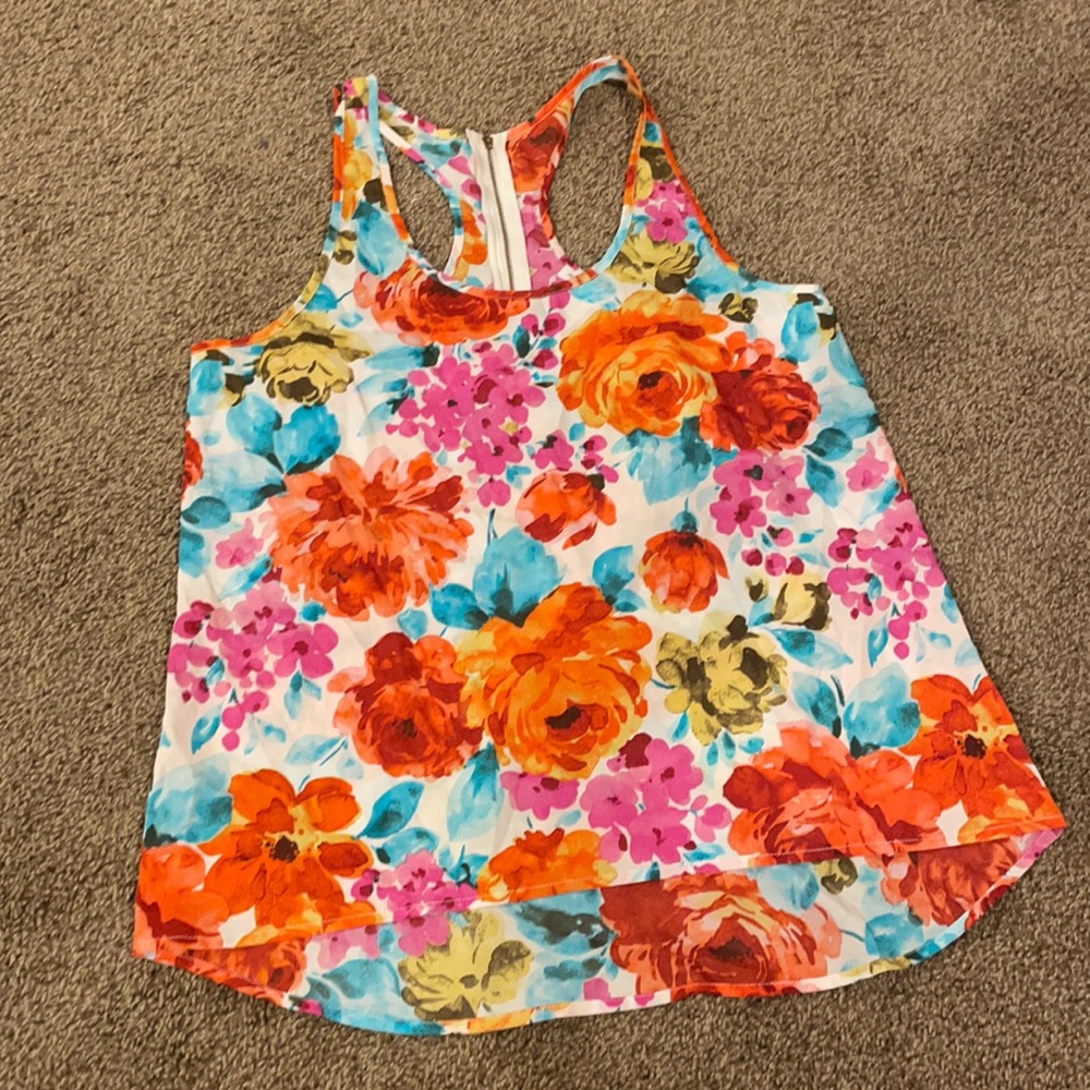 Floral tank top